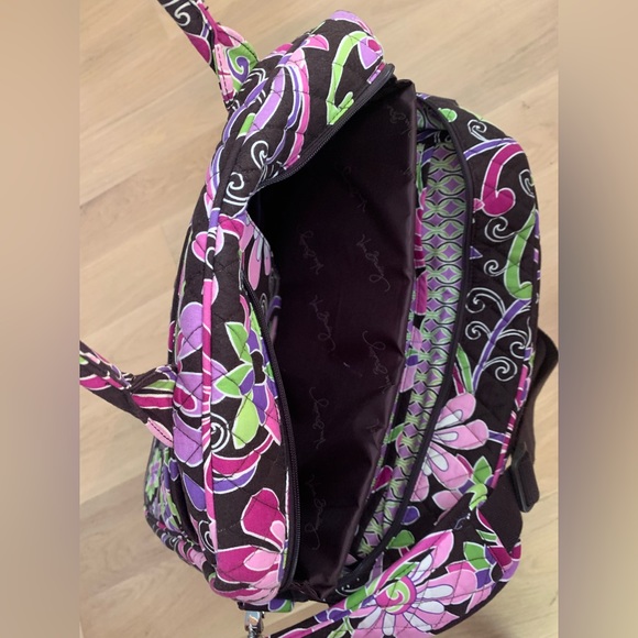 Vera Bradley tote bag- Purple Punch pattern - Picture 4 of 11